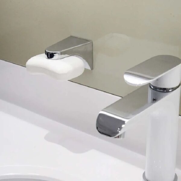 Porte-savon magnétique en acier inoxydable – Support mural