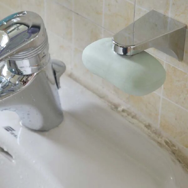 Porte-savon magnétique en acier inoxydable – Support mural