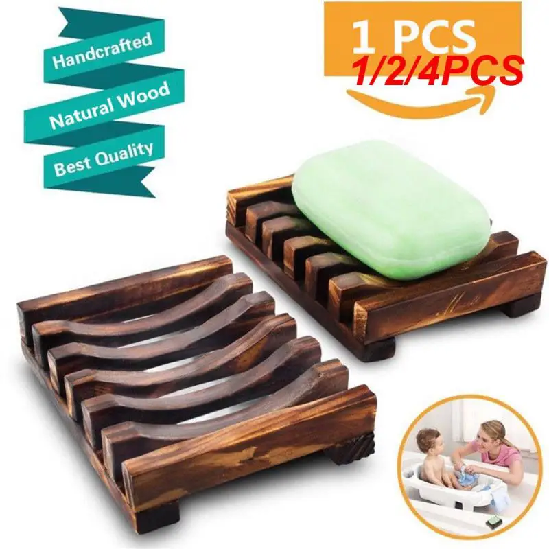 Porte-savon en bambou naturel antidérapant – Support drainant