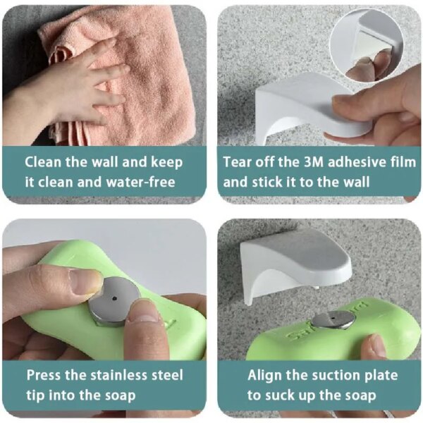 23324-9988fd.jpg Porte-savon magnétique mural – Support suspendu auto-adhésif