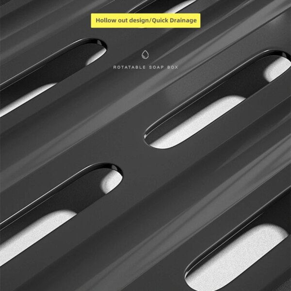 Porte-savon sans poinçonnage rotatif 2/3/4 couches boîte à savon conteneur
