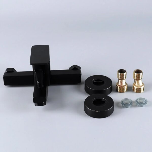 23584-685881.jpg Robinet de douche mural noir – Mitigeur bain/douche