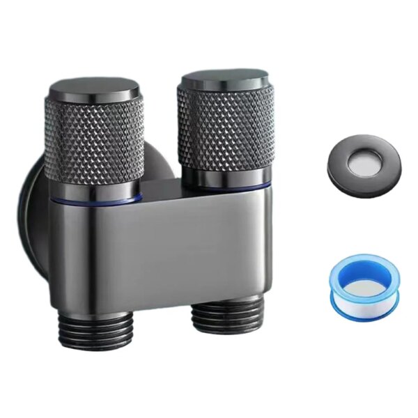 Machine à laver à double commande, vanne triangulaire de toilette, évier de cuisine