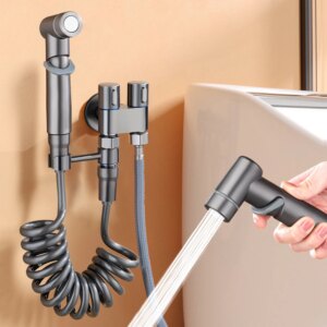 Douche Hygiénique Murale pour HOToilet Bidet, Pommeau de Douche
