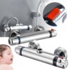 Robinet de douche thermostatique mural en laiton – 38°C sécurité