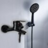 Robinet de douche Finition noire Nouvelle douche murale PLANHO Bathtub Déterminer la douche