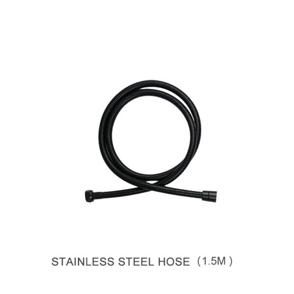 Pommeau de douche à effet pluie en acier inoxydable, tuyau de 1.5m, levage réglable