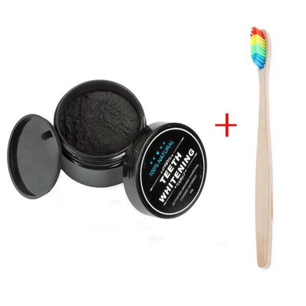 Poudre de Charbon de Bois Actif – Blanchiment Dentaire