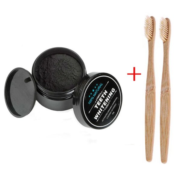 Poudre de Charbon de Bois Actif – Blanchiment Dentaire