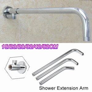 Bras d’extension de douche mural inox – Tube rallonge
