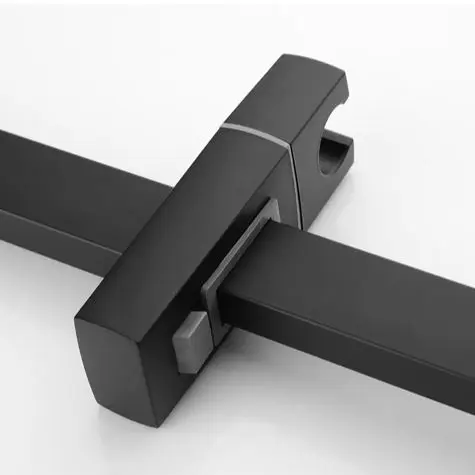 Ensemble de barres coulissantes de douche noire de haute qualité Barre de douche murale