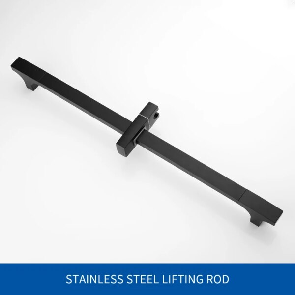 Ensemble de barres coulissantes de douche noire de haute qualité Barre de douche murale