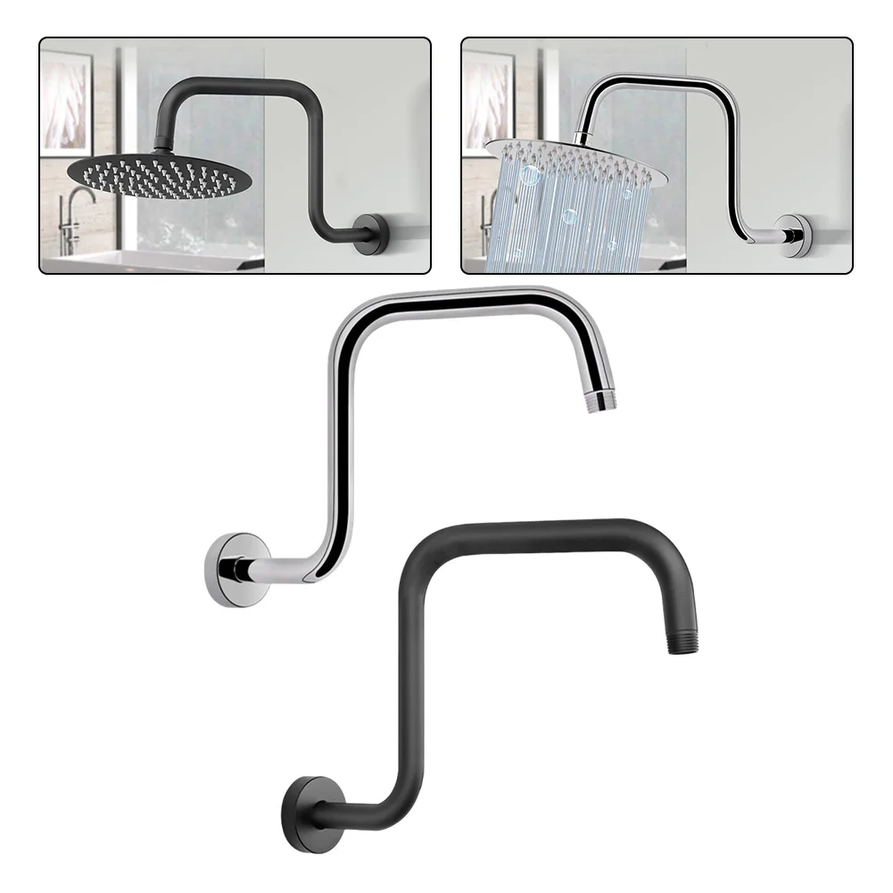 Bras de douche mural en acier inoxydable – Extensi - Barre de douche chez blanchimo.fr