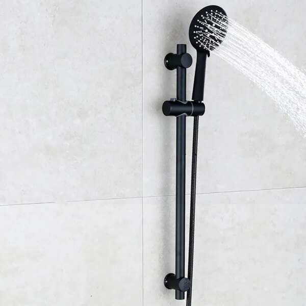 24062-122c78.jpg Barre Coulissante Murale pour Salle de Bain, Rail Réglable, Acier Inoxydable