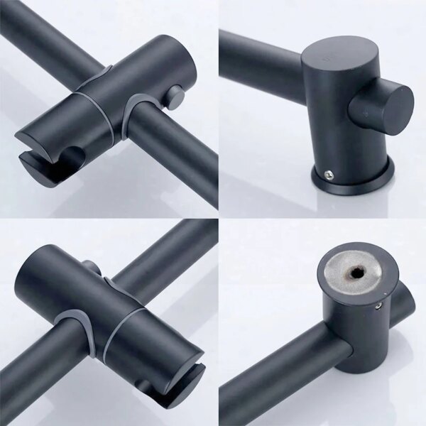 24062-90d42b.jpg Barre Coulissante Murale pour Salle de Bain, Rail Réglable, Acier Inoxydable