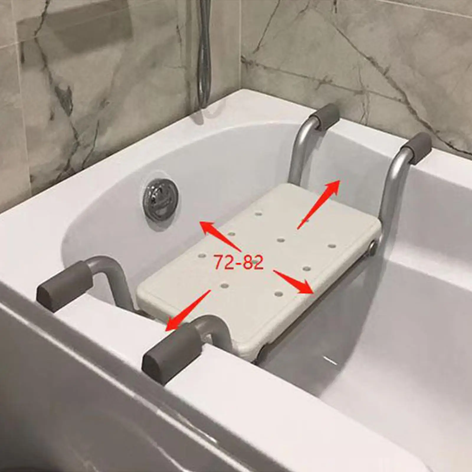 Banc de bain réglable suspendu – Planche de baignoire
