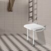 Siège de douche mural pliant, chaise de douche portable