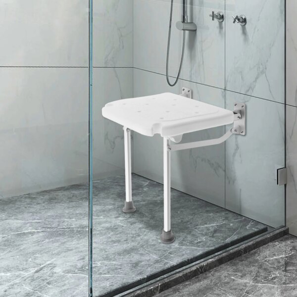 Siège de douche mural pliant, chaise de douche portable