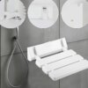 Siège de douche mural pliable 130kg – Chaise de bain