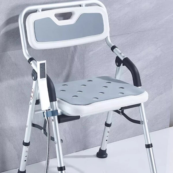 Chaise de Douche Pliable et Télescopique, Petit Tabouret de Touriste de Styliste