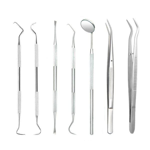 kit blanchiment dentaire professionnel 3/4/5pcs En Acier Inoxydable Outils Dentaires