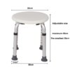 Chaise de bain antidérapante réglable 6 hauteurs – Tabouret de douche