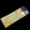 kit blanchiment dentaire professionnel 3/4/5pcs En Acier Inoxydable Outils Dentaires