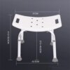 24289-40e7e0.jpg Tabouret de douche antidĂ©rapant rĂ©glable â Chaise de bain