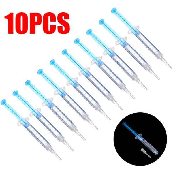 kit blanchiment dentaire professionnel 44% peroxyde de Carbamide, 10 pièces