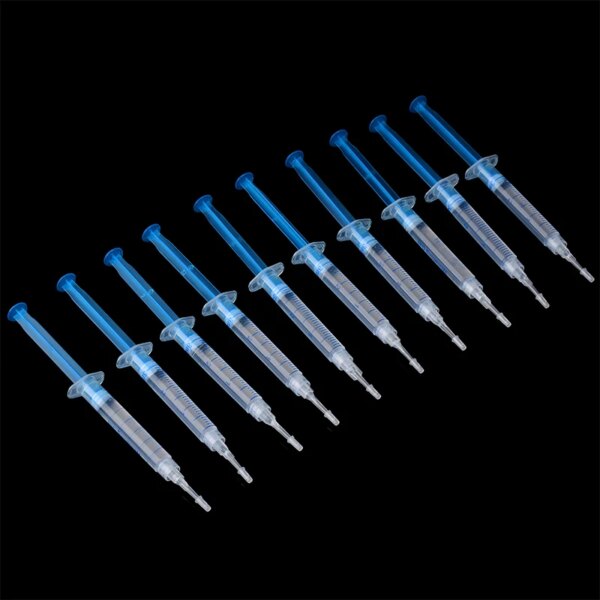 kit blanchiment dentaire professionnel 44% peroxyde de Carbamide, 10 pièces