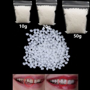 kit blanchiment dentaire professionnel de réparation temporaire des dents, 10g/20g/50g