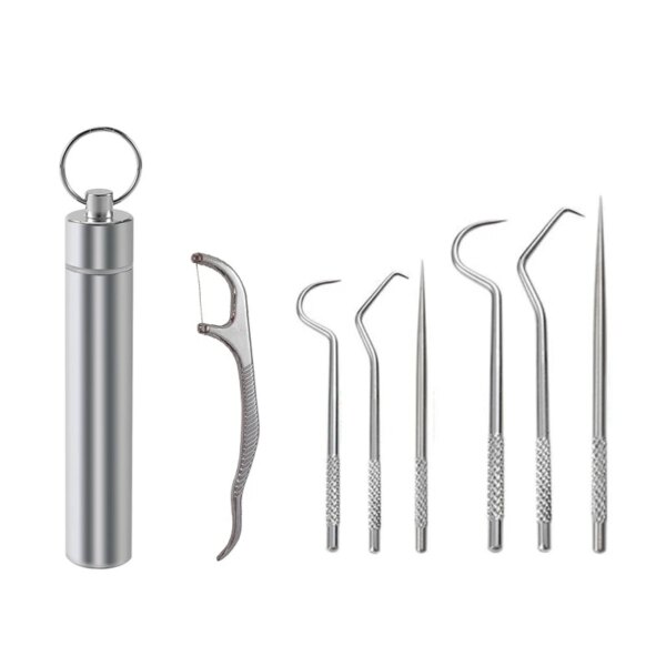 Kit d’Hygiène Buccale Portable en Acier Inoxydable 430 – Outils