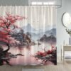 Rideau de Douche Style Japonais