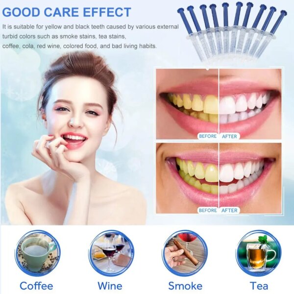 kit blanchiment dentaire professionnel pour dentiste, 44% peroxyde