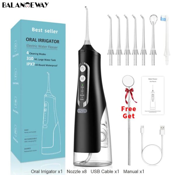 2627-85ba44.jpg Irrigateur Buccal Electrique Portable 4 Modes
