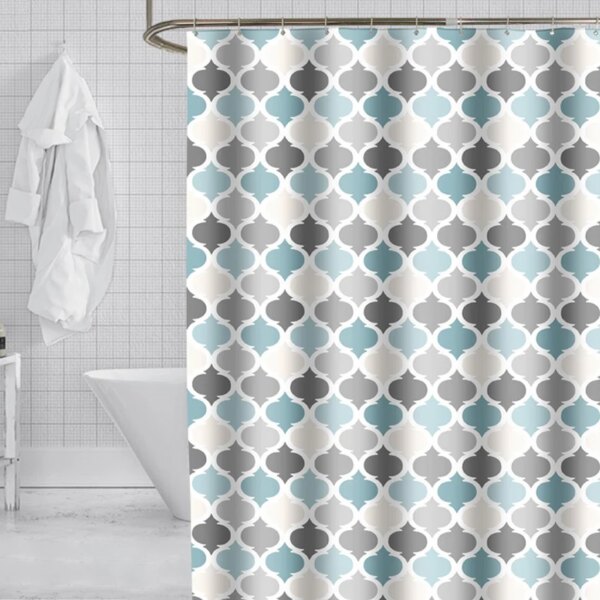 Rideau de Douche Imperméable Design Moderne – Motifs Fleurs