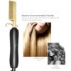 Brosse à lisser électrique chauffante, peigne chauffant, fer plat, lissage des cheveux