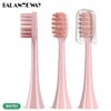 brosse a dent BalanceWay BH701 2-8 pièces têtes de brosse à dents de rechange à poils