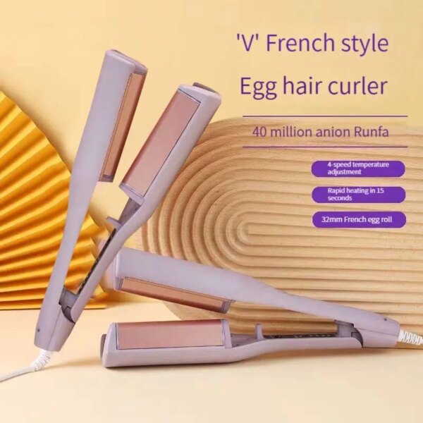 Électrique Fer À Friser Automatique Lambswool Curling Outil Longue Durée Style Français