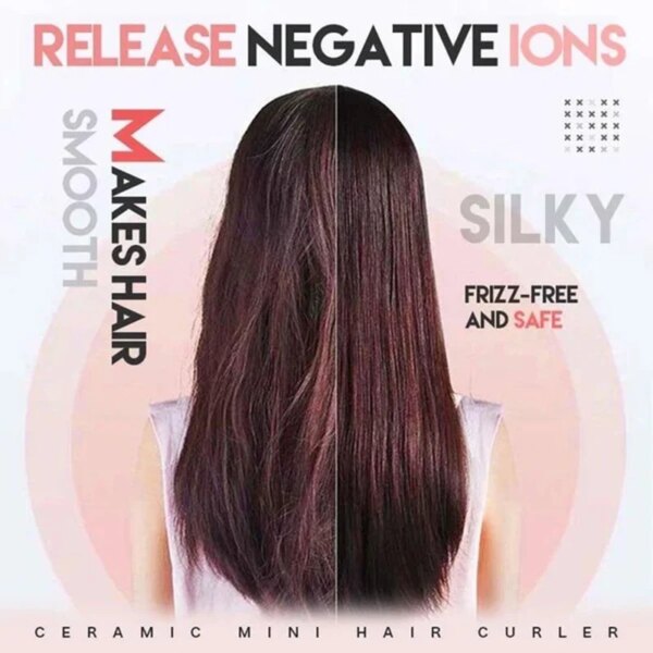 Mini lisseur de cheveux portable, fer plat à friser