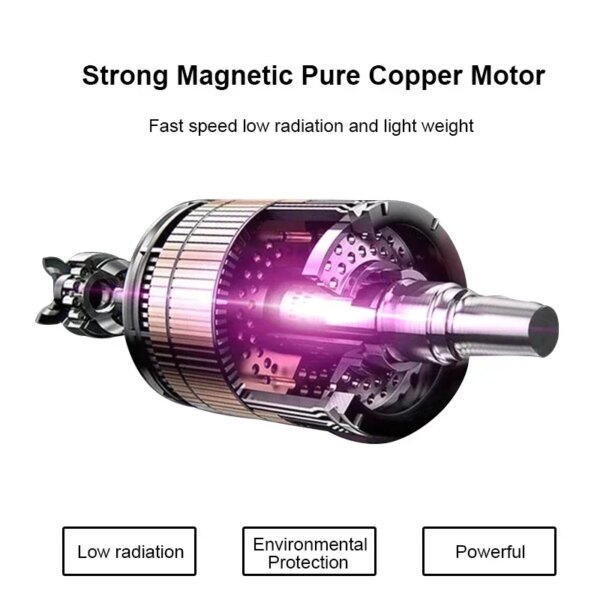 Sèche-cheveux ionique professionnel, chauffage rapide, chaud et froid, réglage