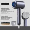 Sèche-cheveux professionnel avec brosse à air, sèche-cheveux ionique négatif, vent chaud et froid