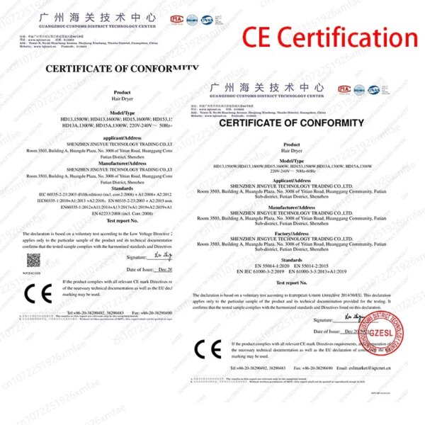 Leafellers-Sèche-cheveux professionnel, sèche-cheveux ionique négatif