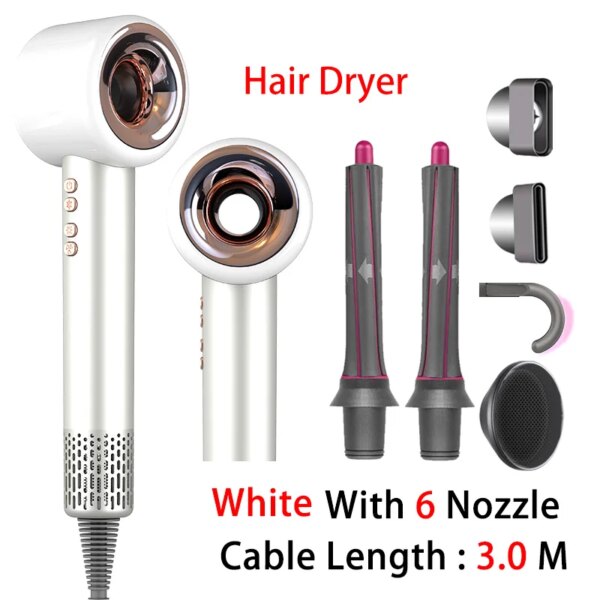 Leafellers-Sèche-cheveux professionnel, sèche-cheveux ionique négatif