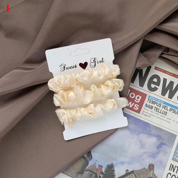 Chouchou pour femmes, attaches pour cheveux solides, supports pour queue de cheval