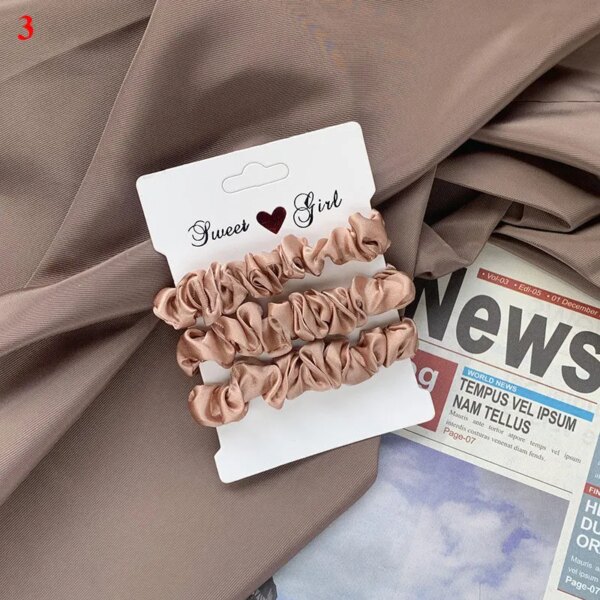 Chouchou pour femmes, attaches pour cheveux solides, supports pour queue de cheval