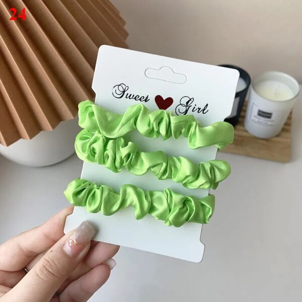 29281-9cbf3c.jpg Chouchou pour femmes, 3 pièces/ensemble, ULà cheveux, porte-queue de cheval élégant