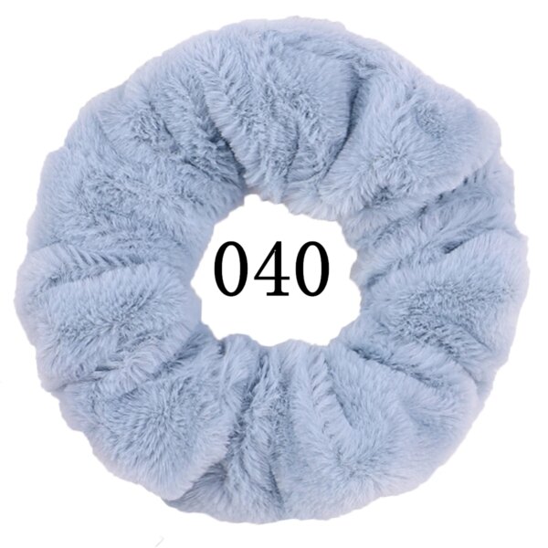 chouchou élastique en fourrure pour femmes et filles, 6/1 pièces, chouchous, porte-queue de cheval