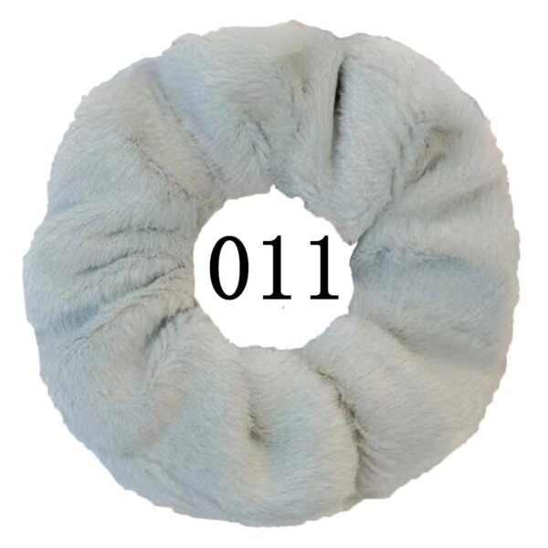 29458-03406d.jpg chouchou élastique en fourrure pour femmes et filles, 6/1 pièces, chouchous, porte-queue de cheval