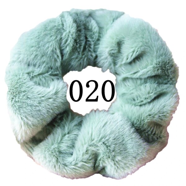 chouchou élastique en fourrure pour femmes et filles, 6/1 pièces, chouchous, porte-queue de cheval